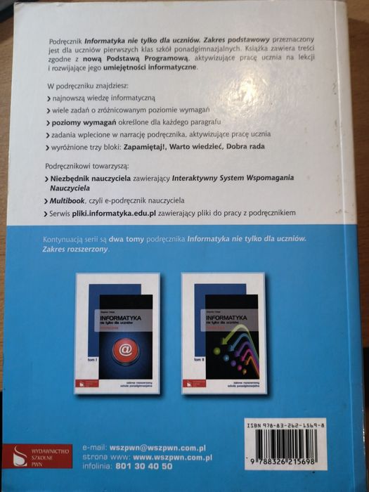 Informatyka nie tylko dla uczniów Krawczynski, Talaga,Wilk