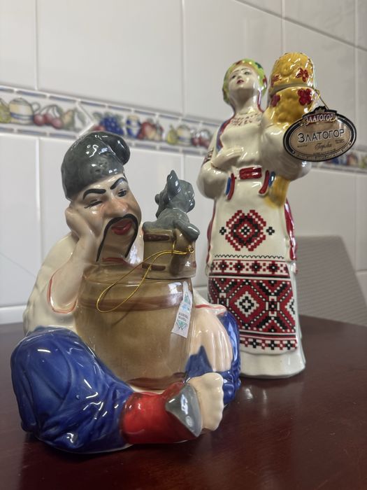 Vodka em peças decorativas