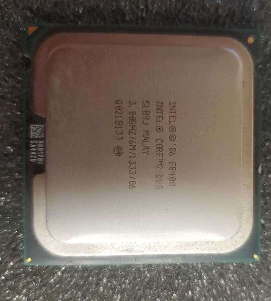 Core2duo e8400, 2 ядра 3,00 ггц