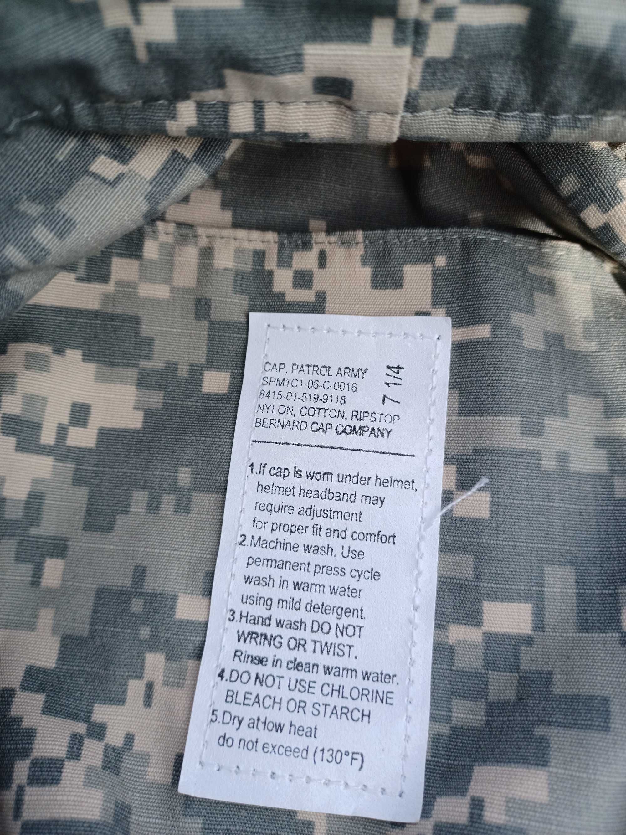 Czapka patrolówka wojskowa US Army UCP 7 1/4