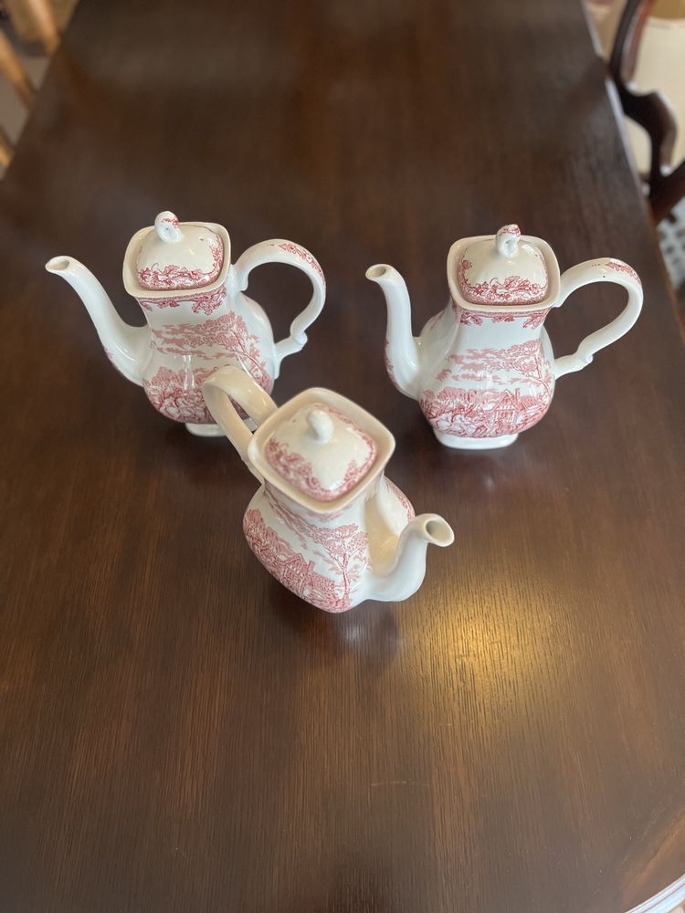 Imbryk kawowy herbaciany Myotts Country Life czajnik porcelana angiels