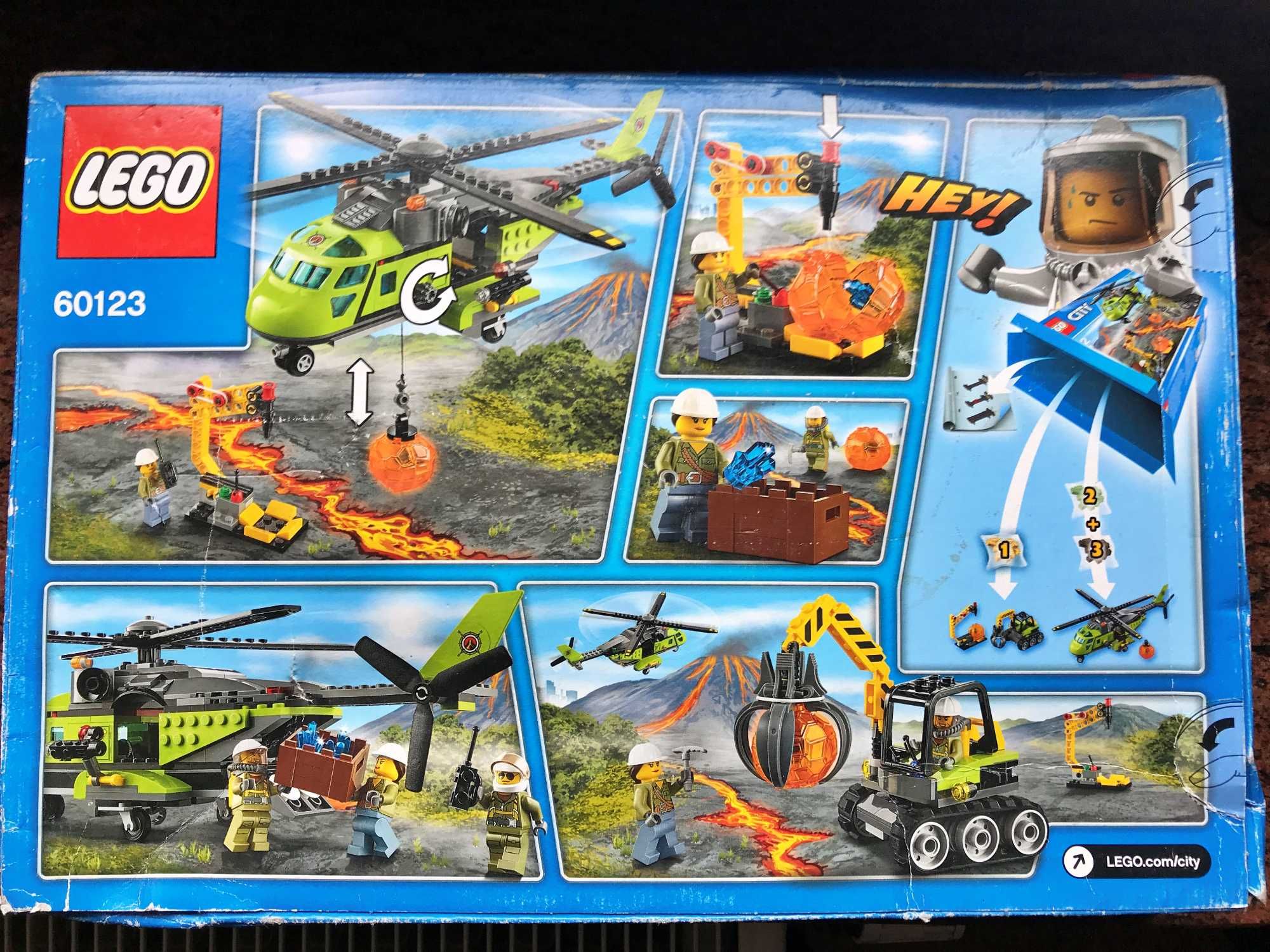 NOWE KLOCKI LEGO CITY 60123 Helikopter dostawczy