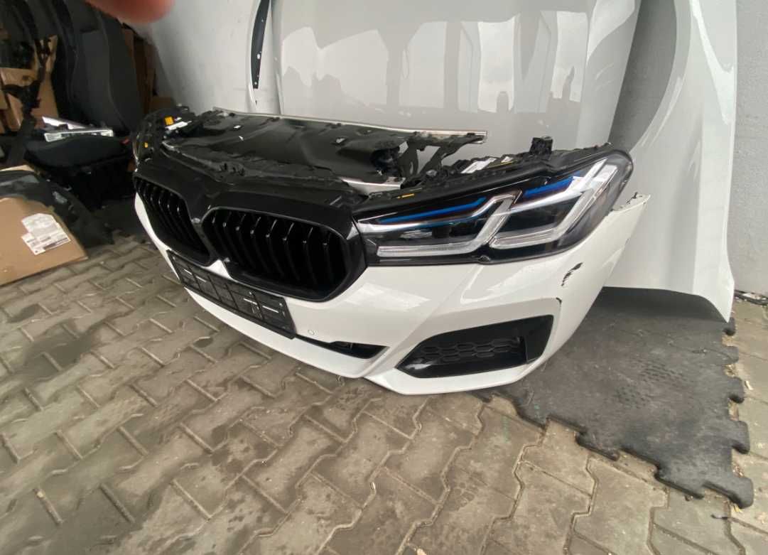 BMW 5 g30 g31 Бампер капот крила фари лазер підсилення радіатор 16-23