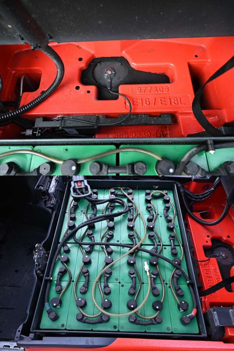 Wózek widłowy Linde E16-02 Triplex 547 cm 2019 rok Przesuw  FHP 446