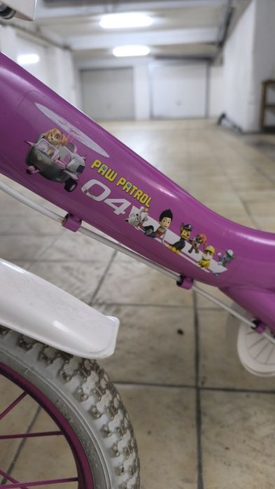 bicicleta criança patrulha pata  sky