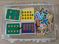 Puzzle magnetyczne cyferki nowe