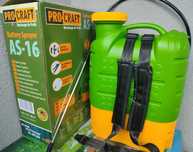 Садовый опрыскиватель procraft as16 аккумуляторный на спину оприскувач