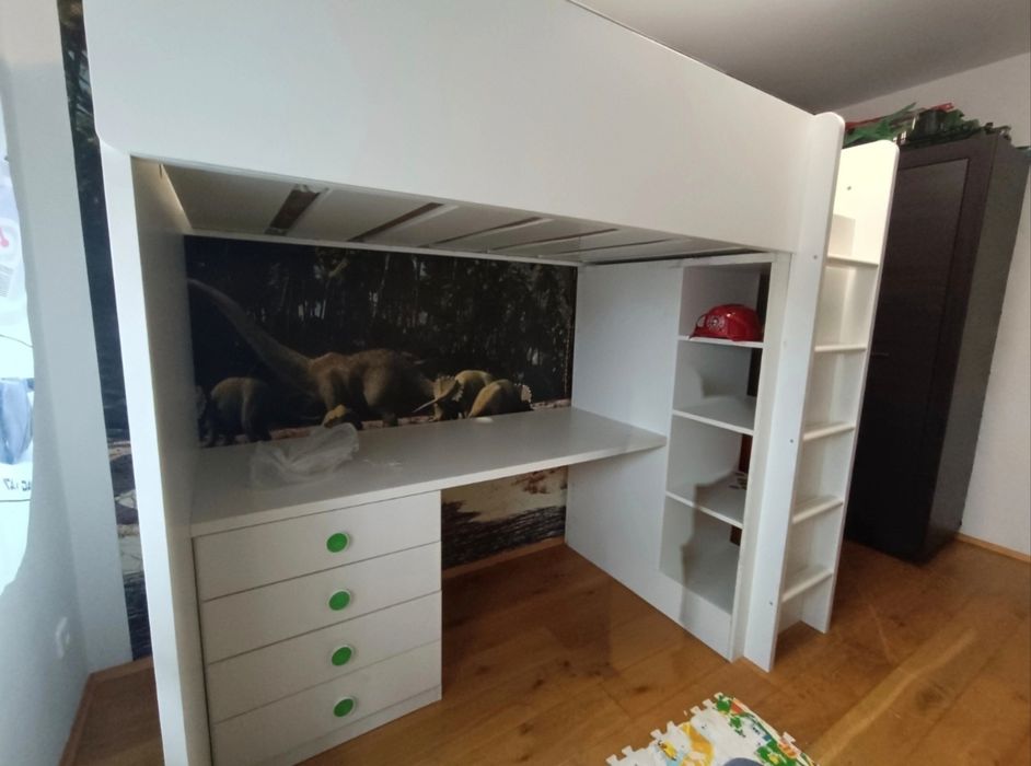 Sprzedam łóżko piętrowe z biurkiem