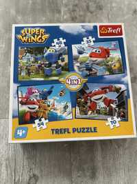 Puzzle Super Wings 4in1