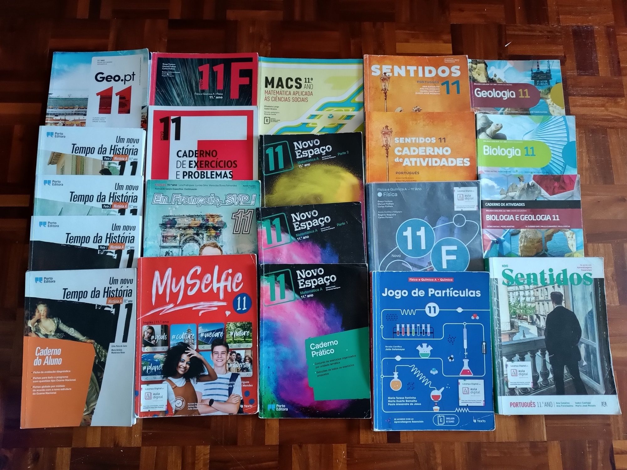 livros manuais cadernos atividades 10º 11º 12º todas as disciplinas