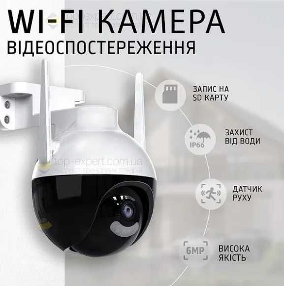 Уличная поворотная камера уличная PRO IP360 под карту SD-памяти