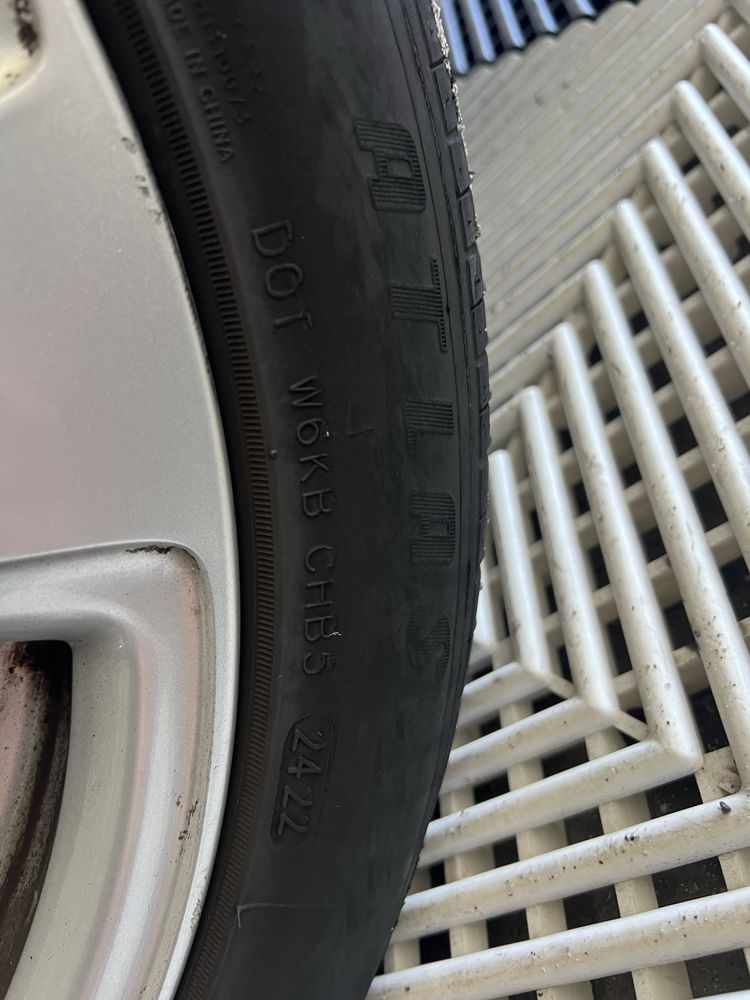 4 jantes 17 BMW 5x120 com pneus 225/45ZR17