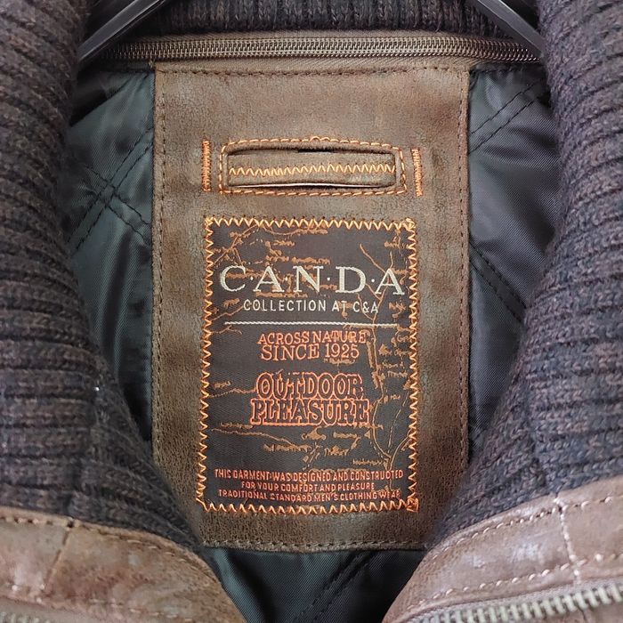 Casaco de couro Canda