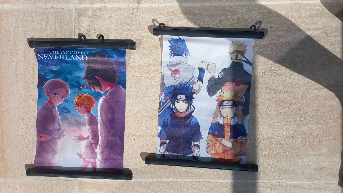 Poster naruto e the promised neverland