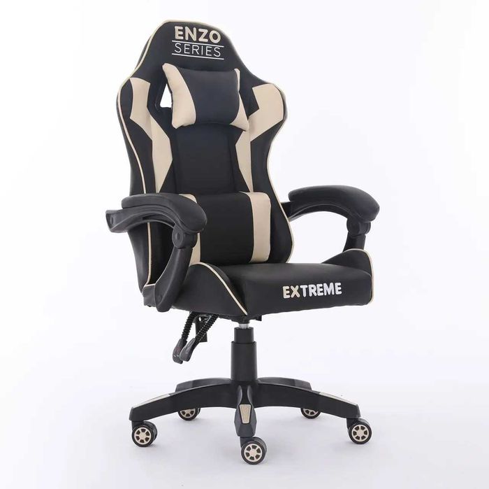 Компютерне крісло 8КОЛЬОРІВ Ігрове спортивне крісло екошкіра +2подушки