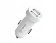Devia ładowarka samochodowa Smart 2x USB 3,1A biała