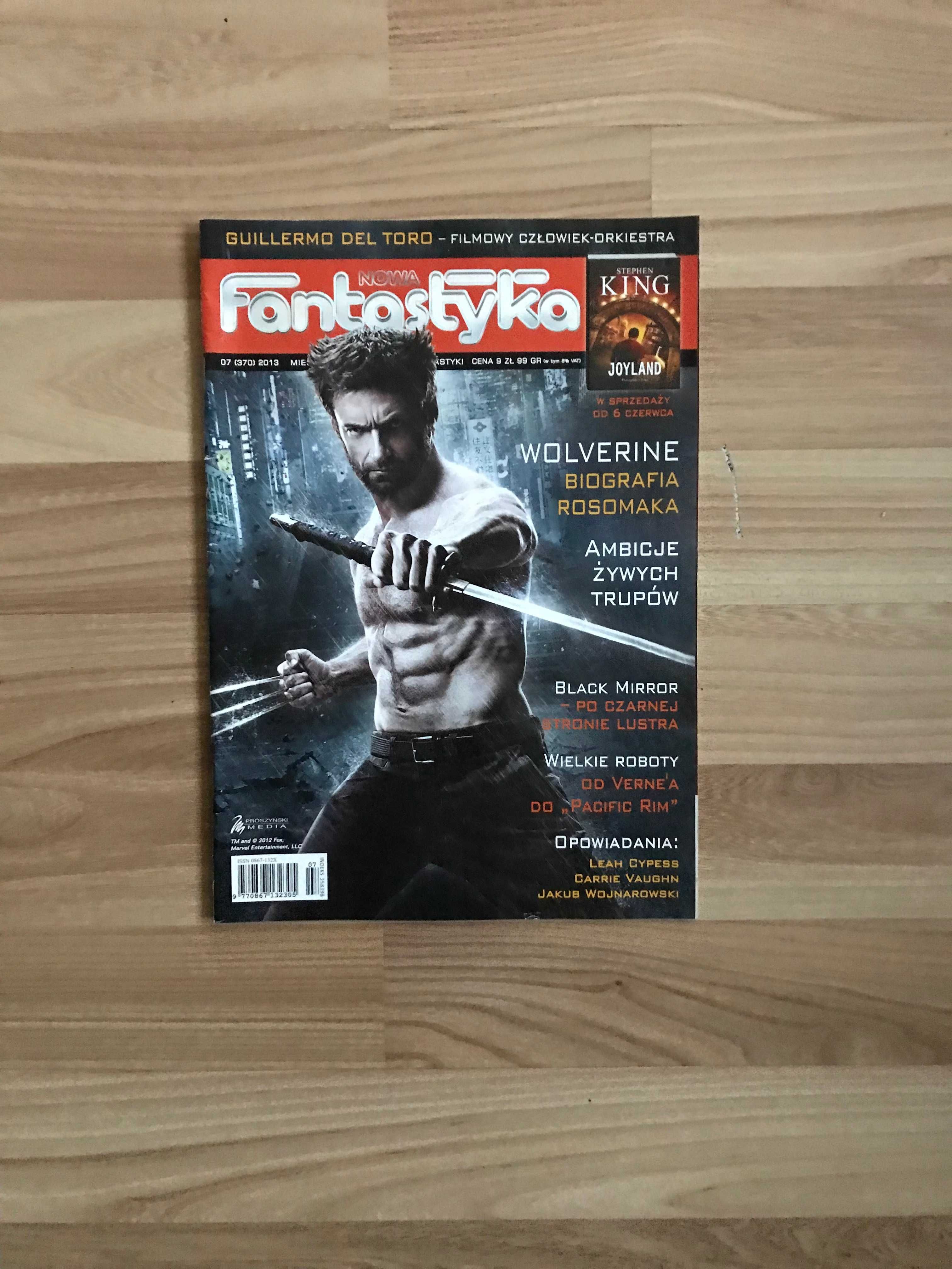 Nowa Fantastyka 7 (370) 2013  Wolverine Walking Dead Black Mirror