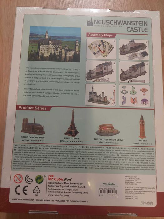 Puzzle 3D Neuschwanstein Castle_embalado