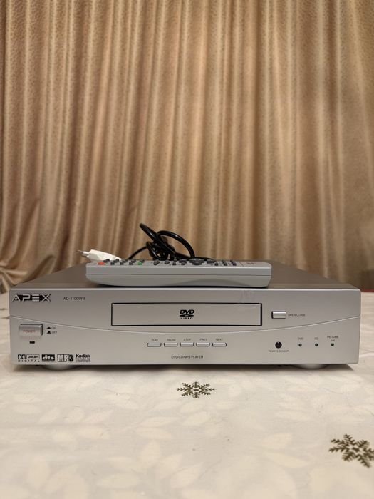 Leitor APEX AD-1100WB DVD/CD/MP3