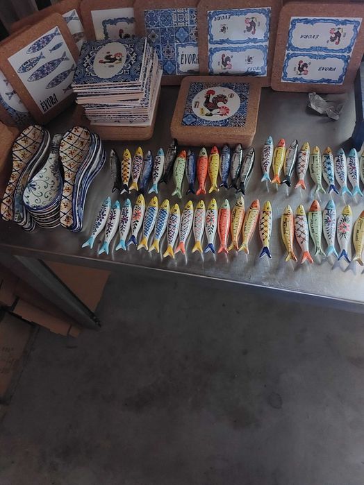 Andorinhas em cerâmica