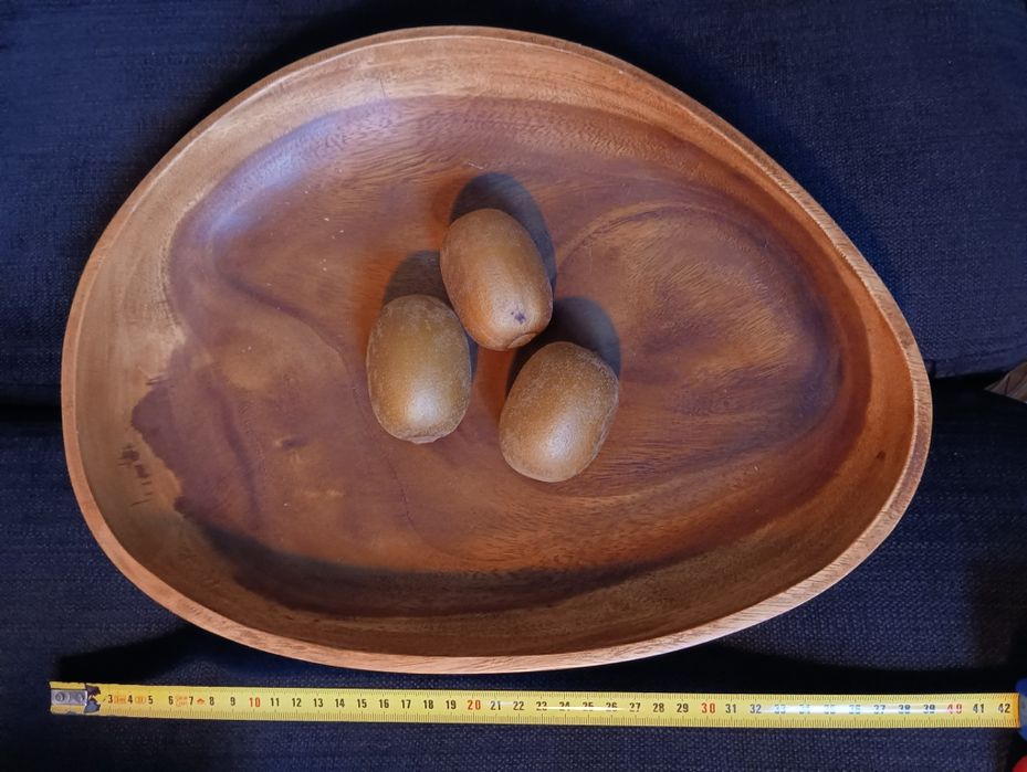 Fruteira / saladeira / prato de servir de acácia Área