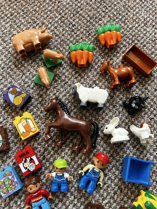 Lego Duplo farma zwierzaki ludziki