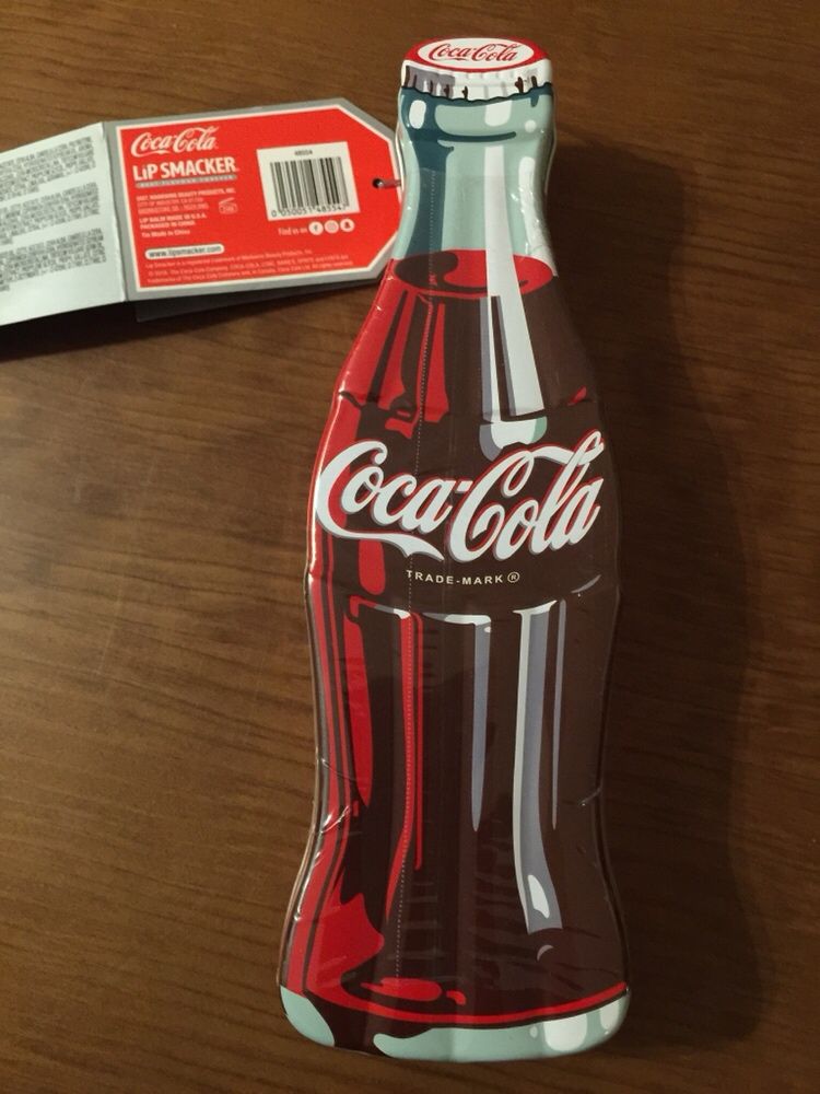 Estojo 6 batons Coca-Cola - novo e selado