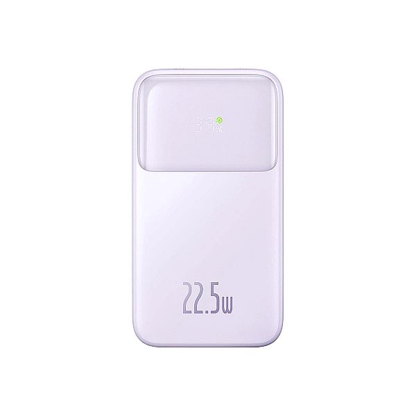Powerbank Baseus Comet Series z wyświetlaczem 20000mAh 22.5W - fioleto