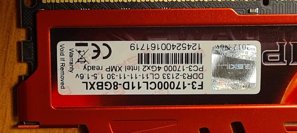 Memória Gskill Ripjaws DDR3-2133Mhz 16Gb (4X4GB)