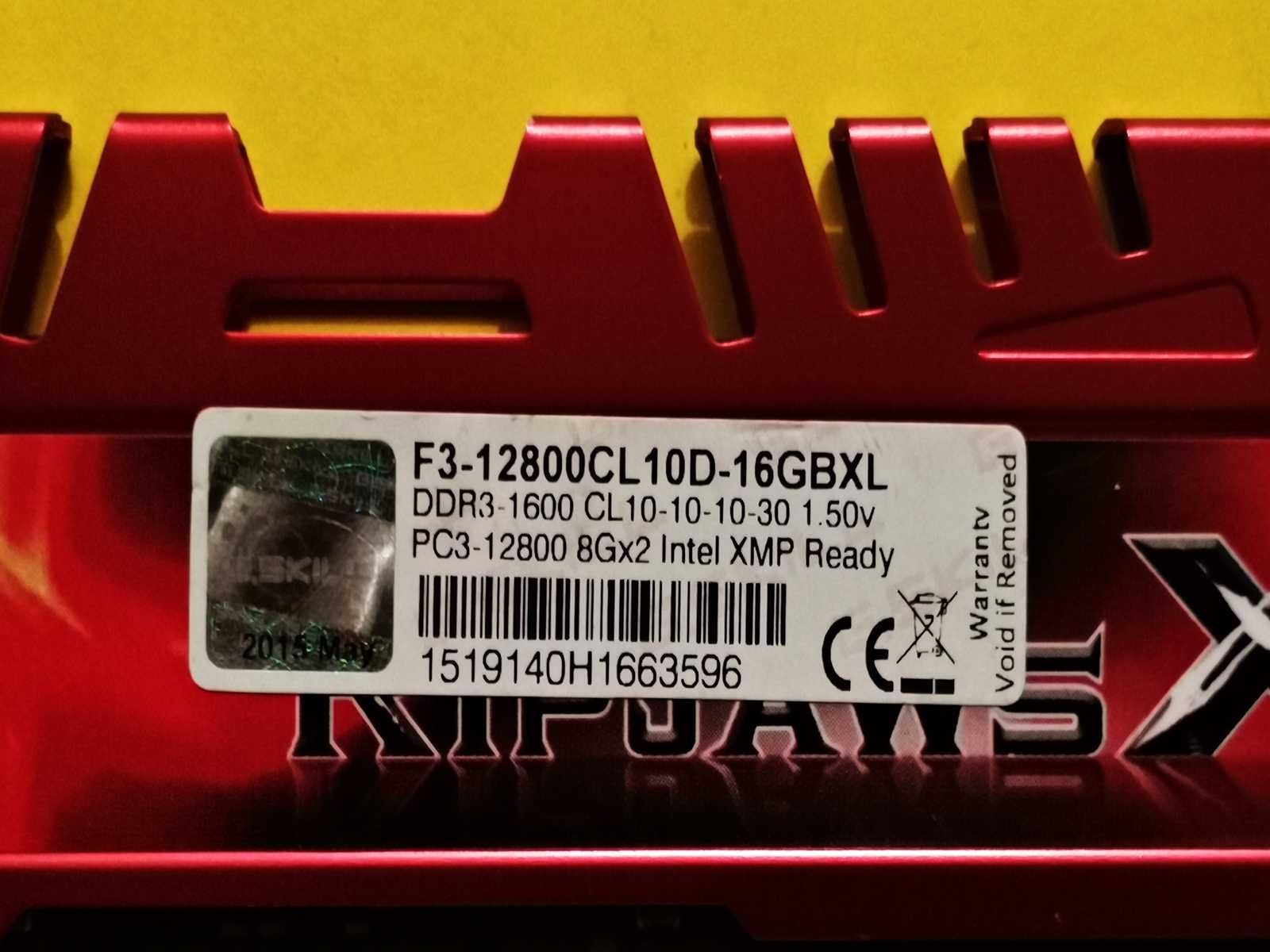 DDR3 8GB G.SkiLL RipJawsX 12800 -Komputer