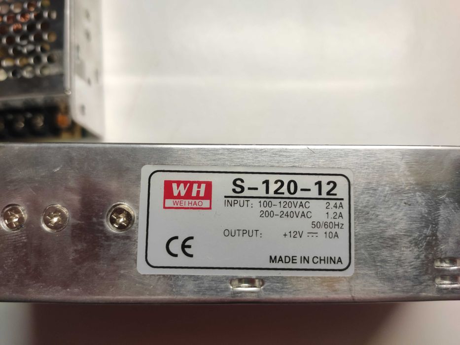 Fonte Alimentação Comutada 12VDC 60W/120w