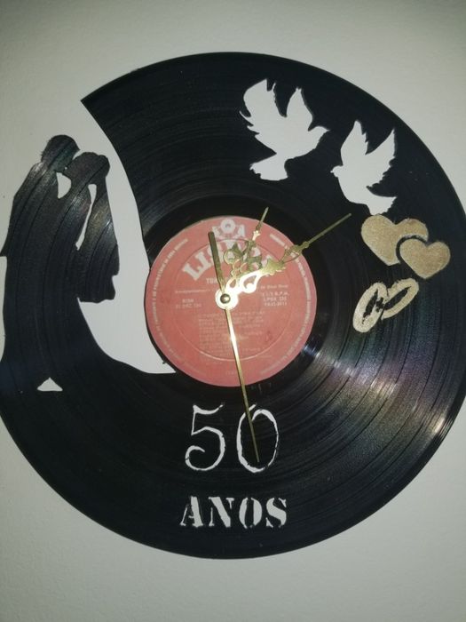 Relógio de Parede em Vinil - NOIVOS