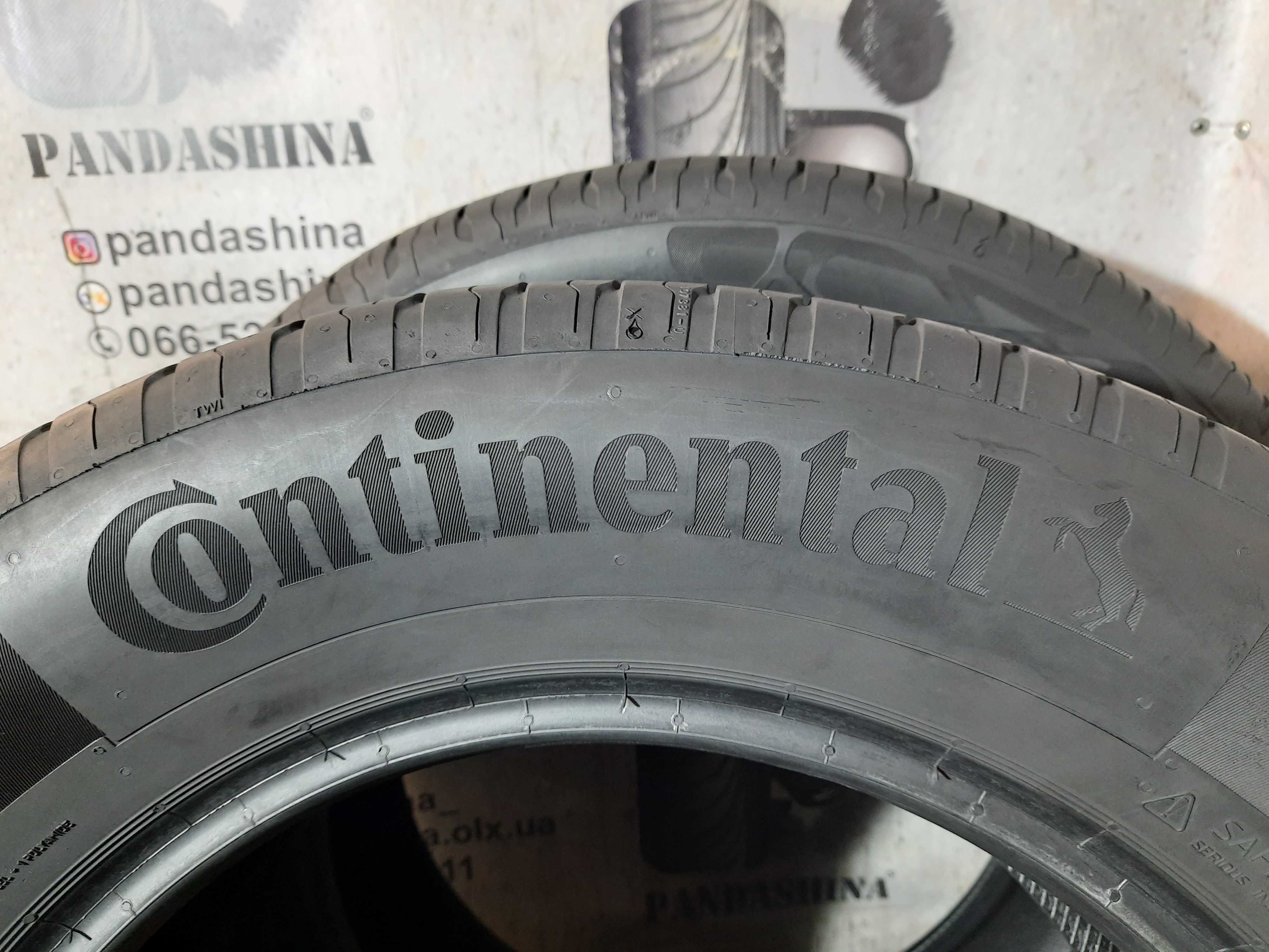 Шини 6мм 225/60 R16 CONTINENTAL EcoContact 6 б/у літо склад