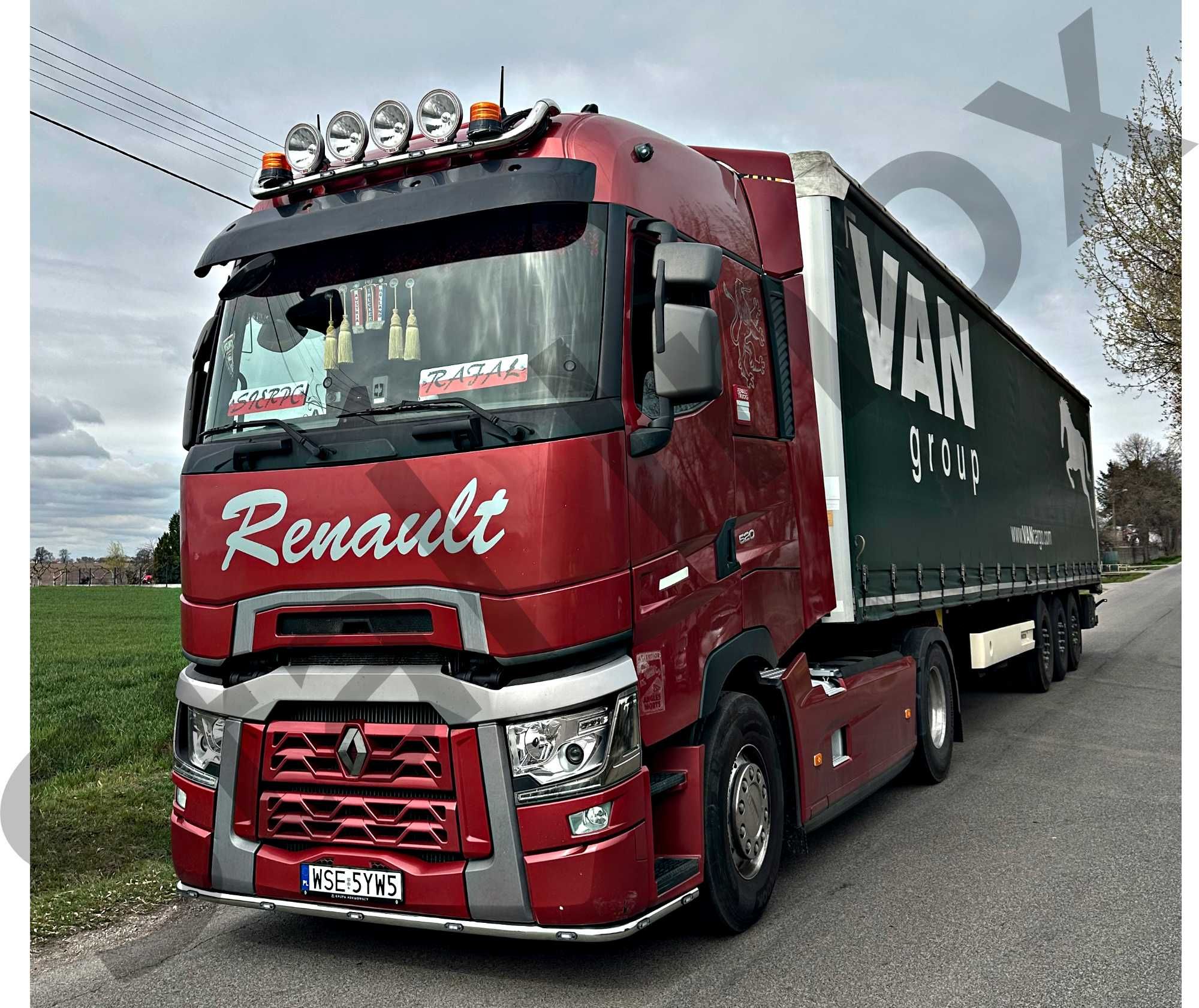 Orurowanie górne ze stali nierdzewnej Renault Gamma T