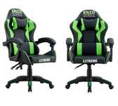 Nowoczesny Fotel Gamingowy dla Gracza Extreme ENZO Czarno/Zielony