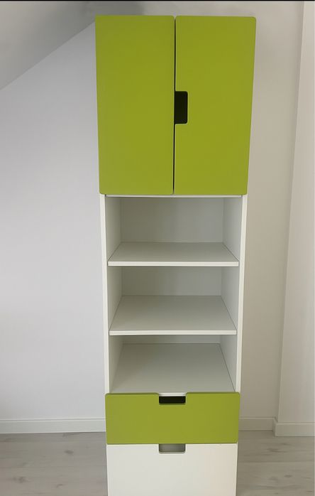 2 sztuki szafy Ikea Stuva biało zielone