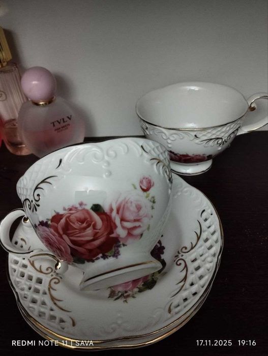 Порцелянова кавова(чайна) двійка Bona Di.