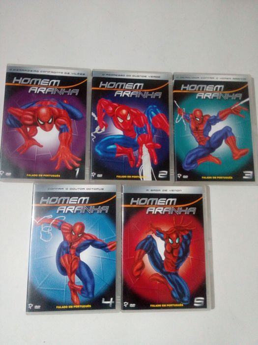 5 DVD: Homem Aranha
