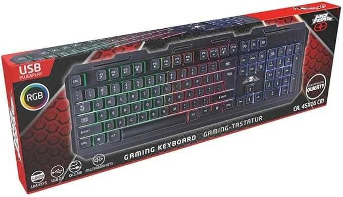 No Fear Klawiatura gamingowa – QWERTY czarna