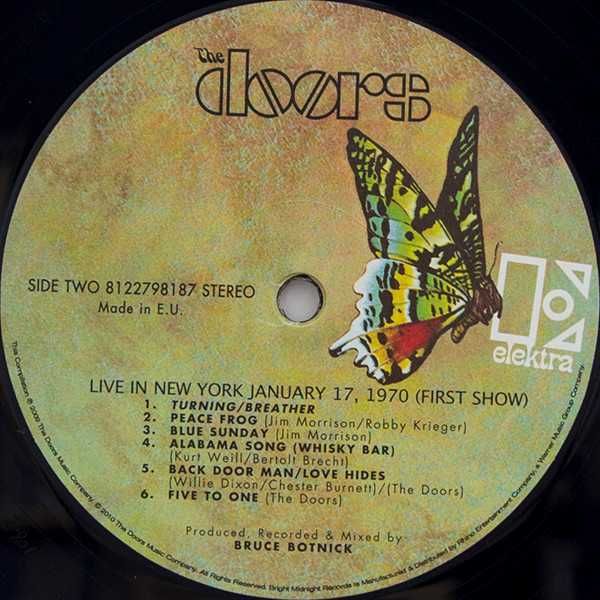Doors	- - - - -	Live In New York	- - - - -	2 X LP