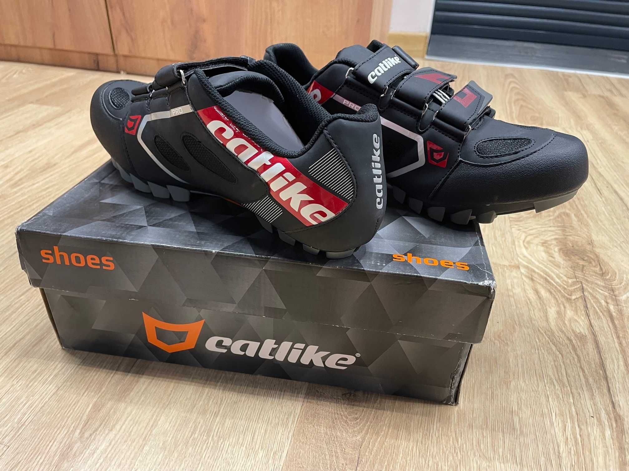 Nowe buty rowerowe SPD Catlike Sirius Mtb, gravel, czarno-czerwone