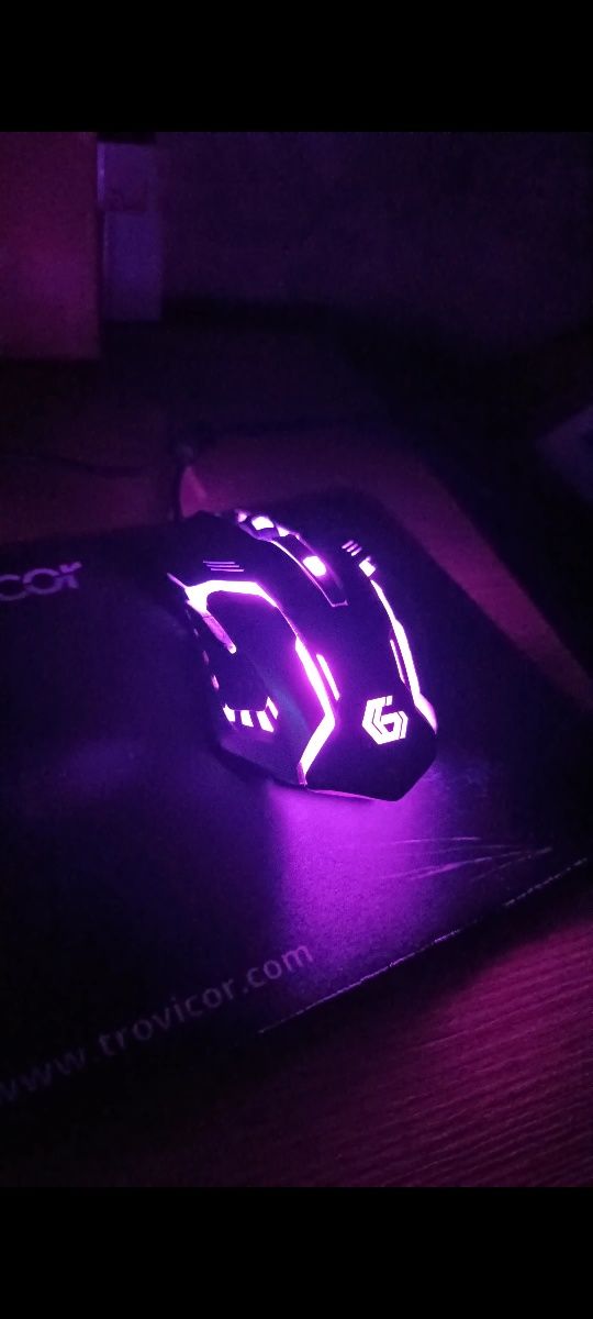Миша RGB ігрова, програмована.