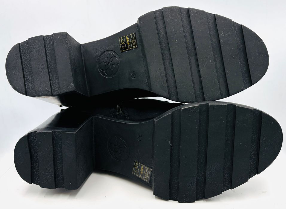 ‼️Nowe oryginalne botki sztyblety GUESS czarne 39 AZ 061 obcas 7.5 cm