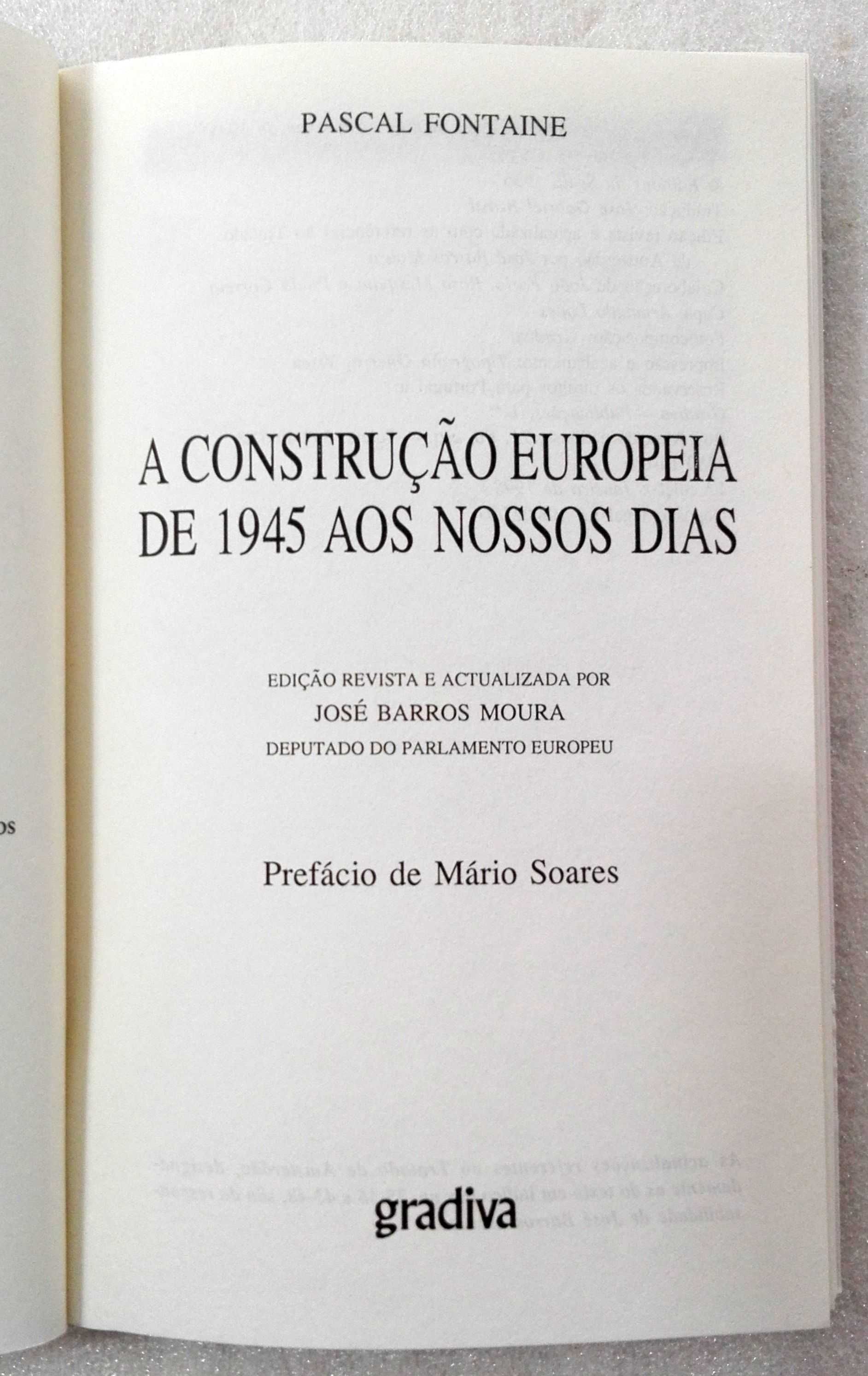 Livro A Construção Europeia de 1945 aos Nossos Dias