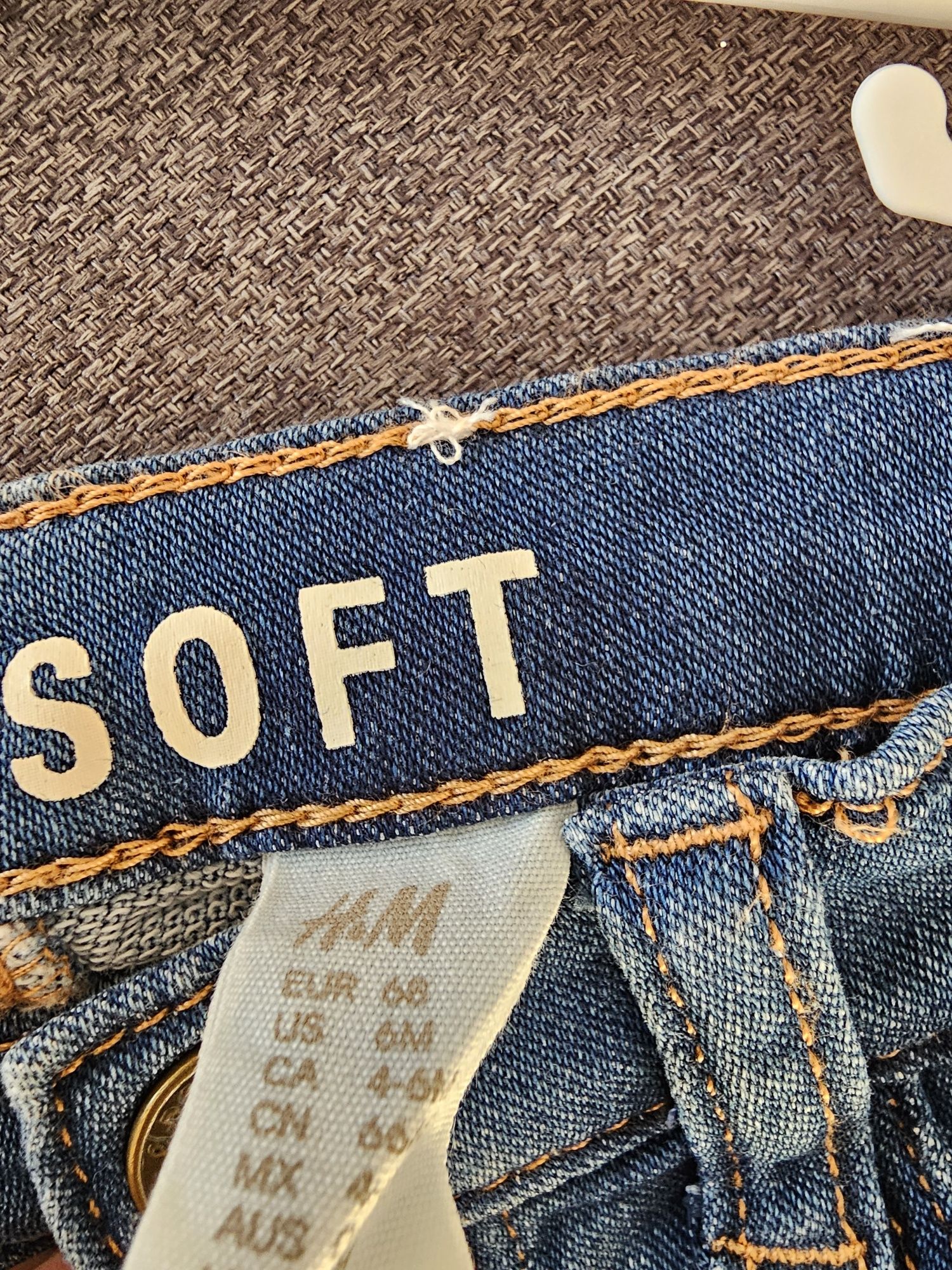 Spodnie jeansowe H&M w rozmiarze 68