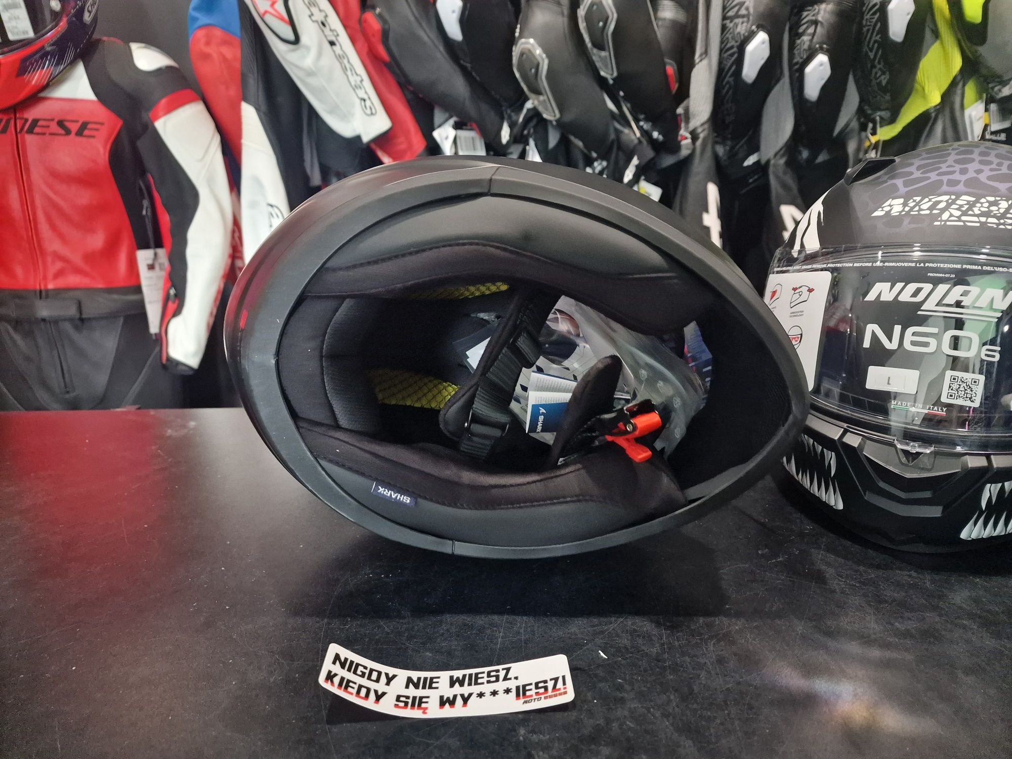 MotoSzafa KASK SHARK RIDILL 2 BLANK matt black !gratisy/raty!