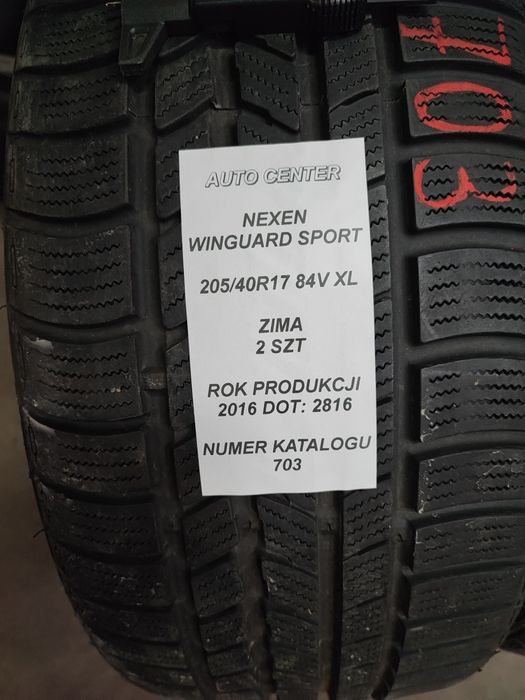 Opony zimowe 205/40R17 84V XL Nexen Winguard Sport | 2szt