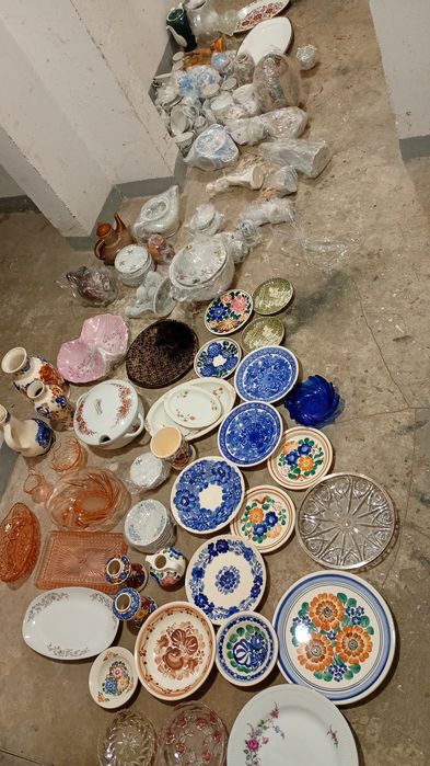 Porcelana figurki serwis kawowy i inne Chodzież Włocławku koło Karolin
