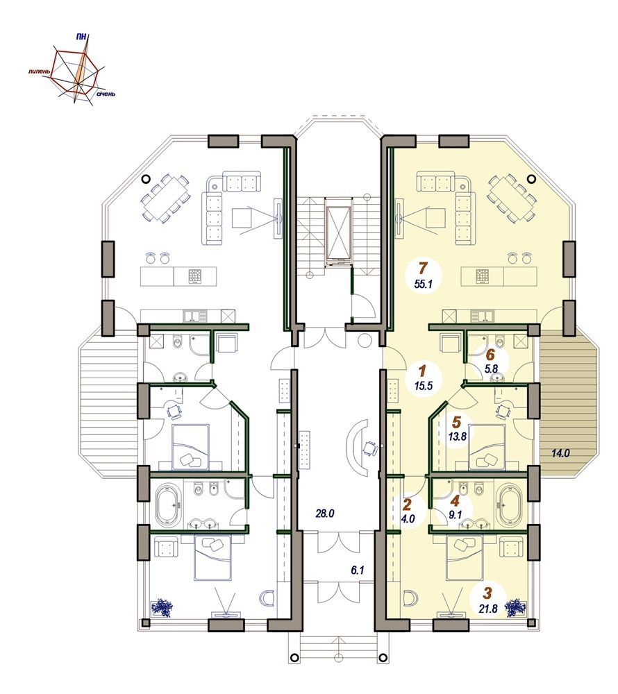 Квартира с террасой, 129м. Печерск. Клубный дом. Мичурина, 19-Б. Без %