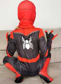 Przebranie Peter Parker czarny Spiderman pająk